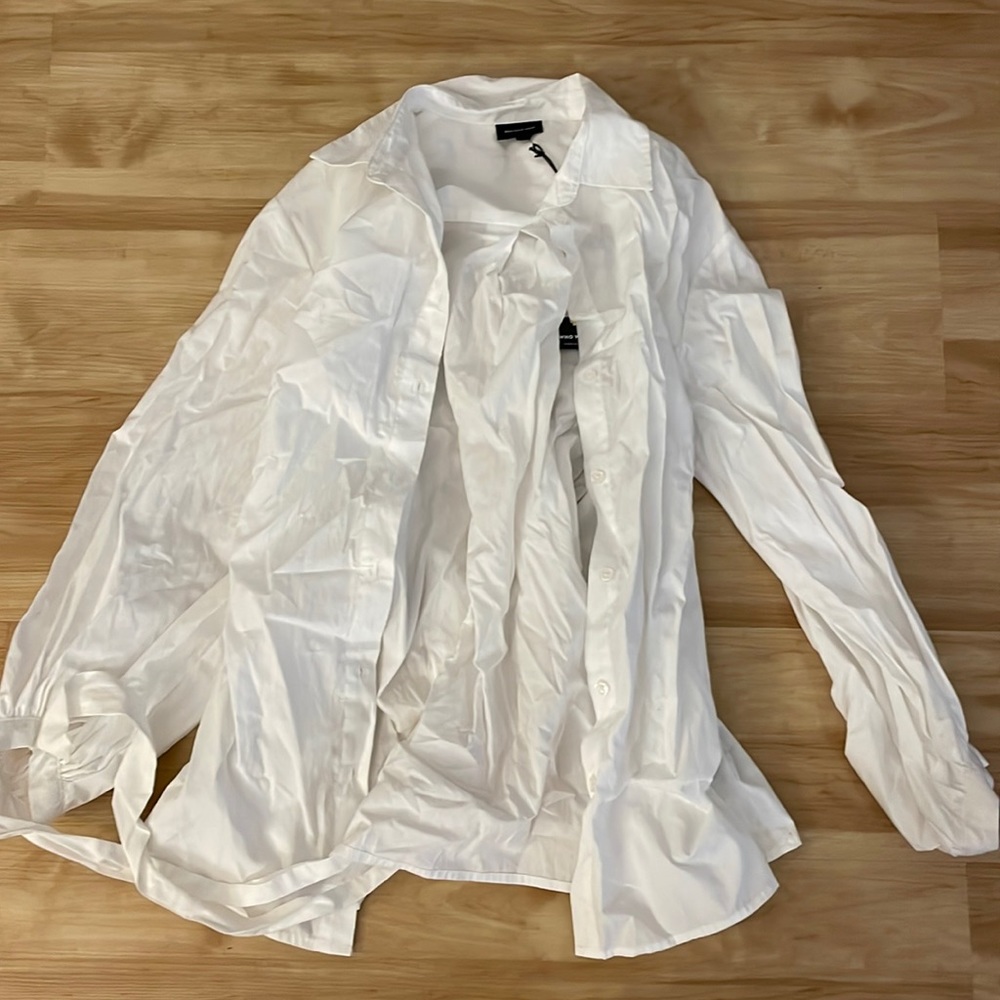 Who What Wear White Button Up